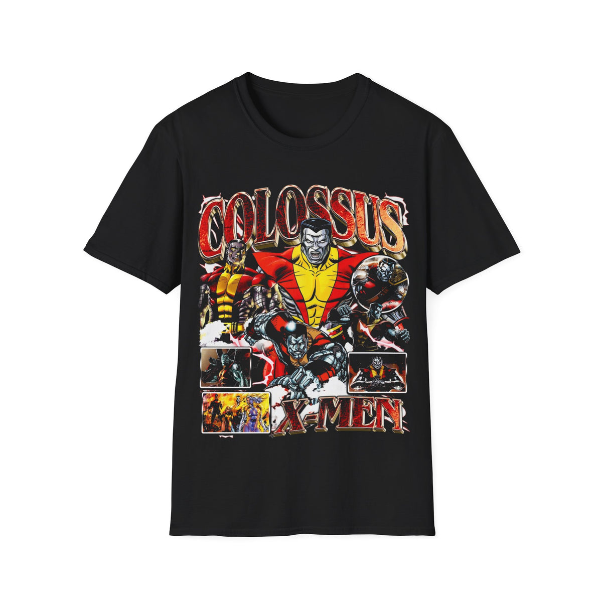 Vintage 90s Superheroes Bootleg Style T-Shirt, COLOSSUS Retro Superheroes Shirt Unisex Graphic Tee
