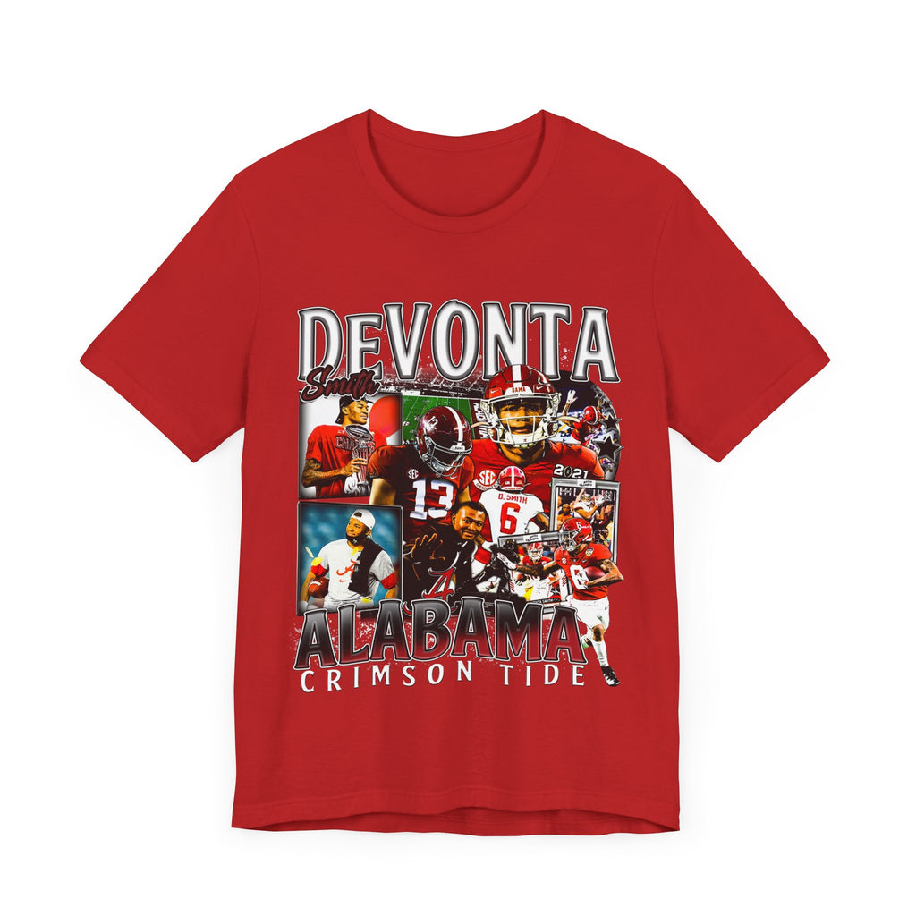 Vintage 90s Football Bootleg Style TShirt DEVONTA SMITH Unisex Graphic Tee Shirt