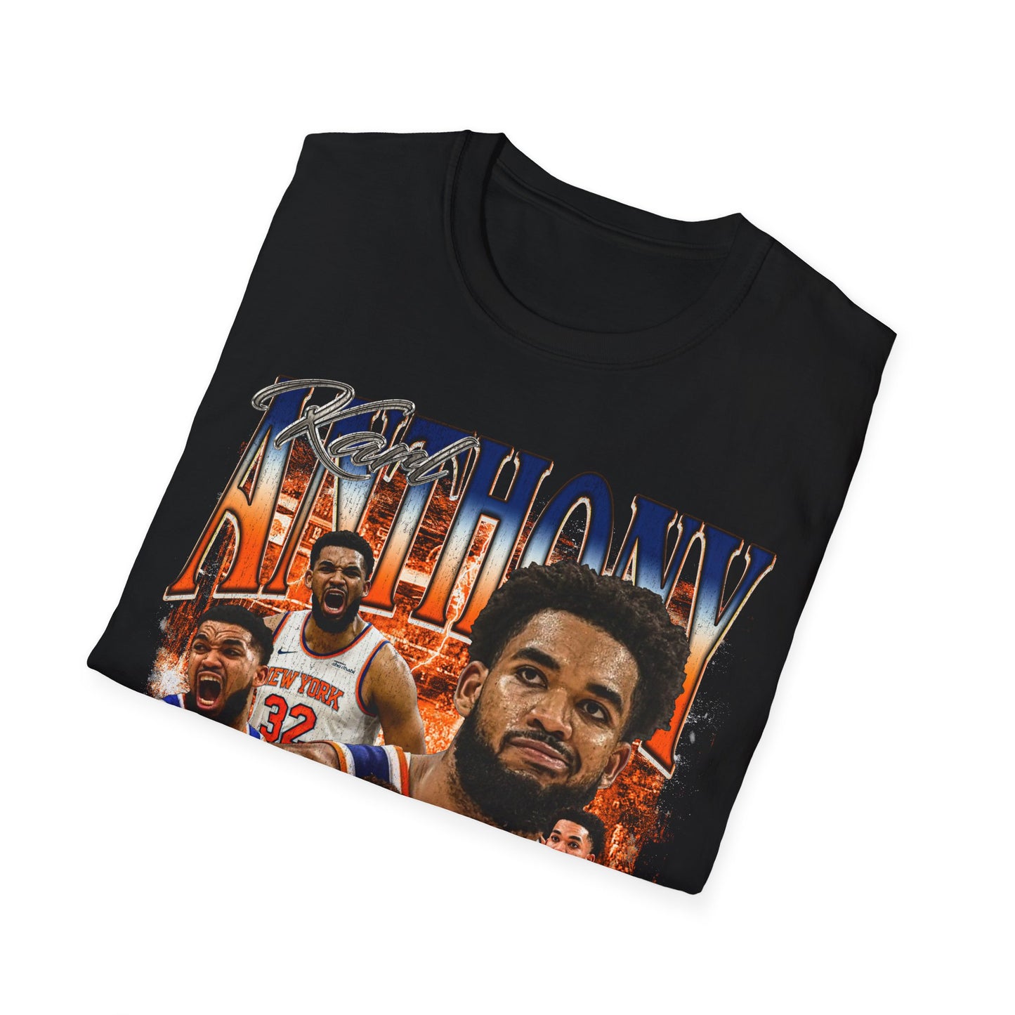 Vintage 90s Basketball Bootleg Style T-Shirt, KARL ANTHONY TOWNS Retro Basketball Shirt Unisex Graphic Tee