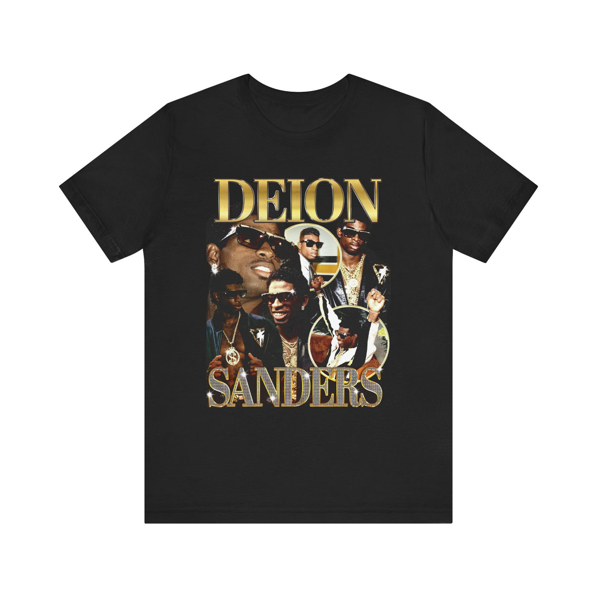 Vintage 90s Football Bootleg Style T-Shirt, DEION SANDERS Unisex Tee Shirt
