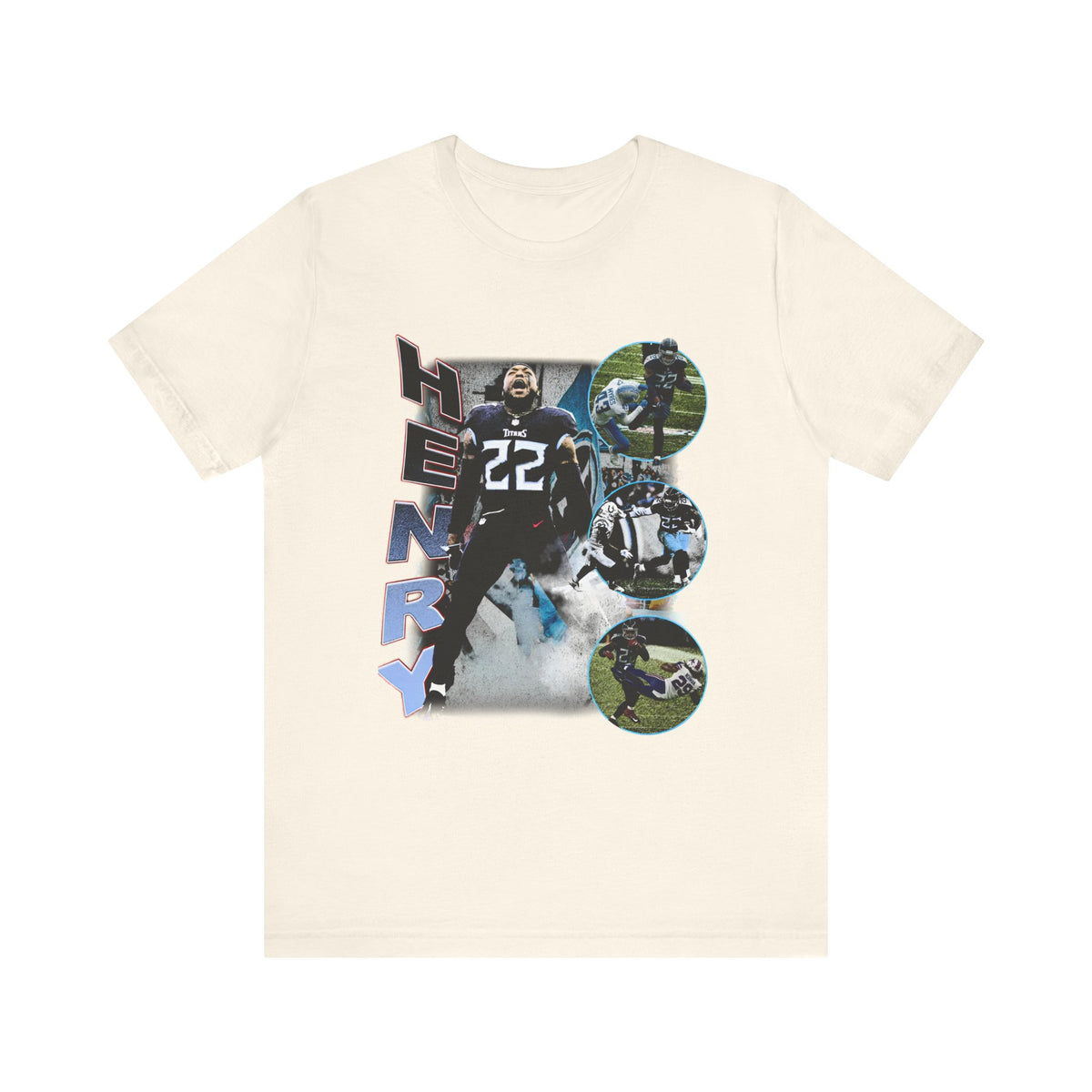 Vintage 90s Football Bootleg Style T-Shirt, DERRICK HENRY Unisex Tee Shirt