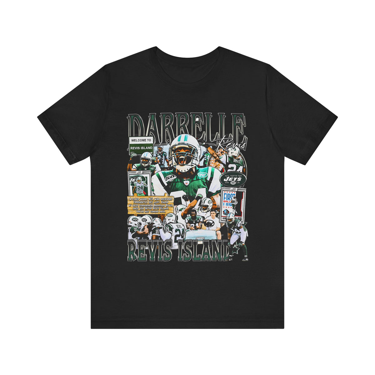Vintage 90s Football Bootleg Style T-Shirt DARELLE REVIS 90s Unisex Tee Shirt