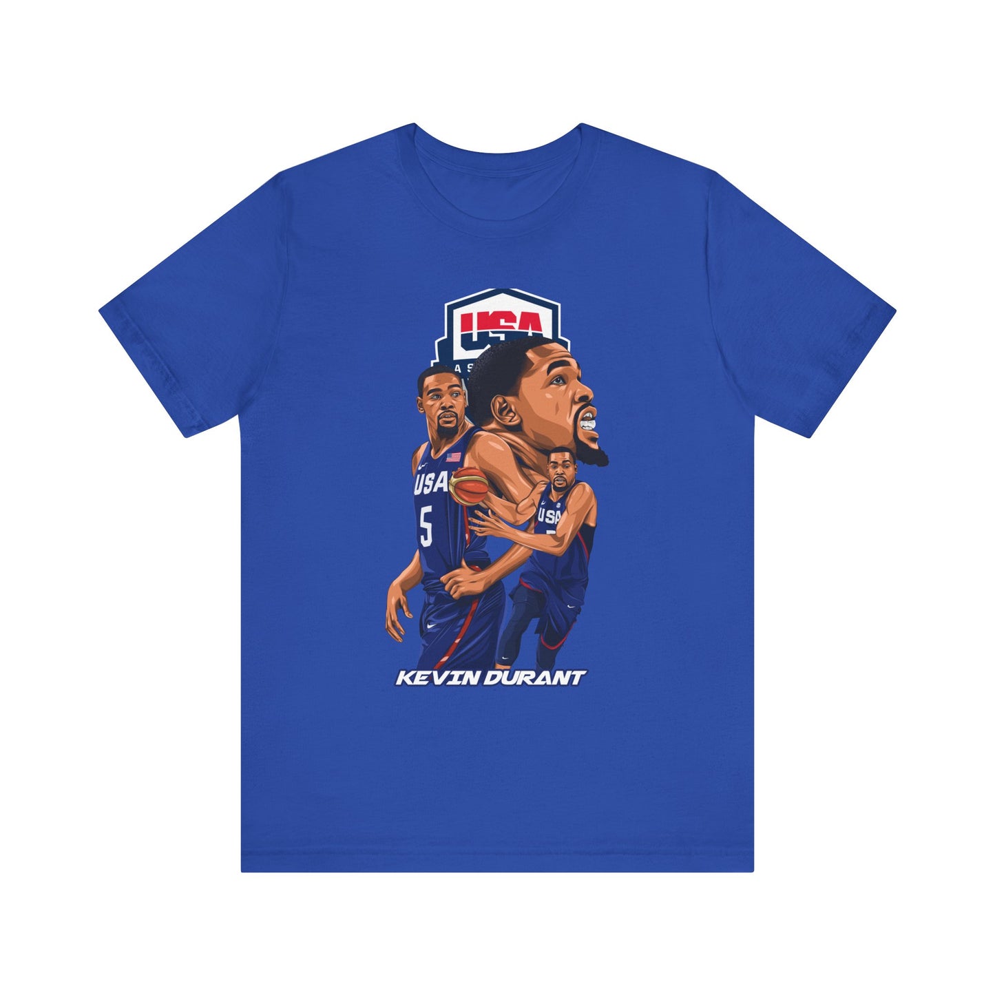 KEVIN DURANT USA Unisex Jersey Short Sleeve Tee