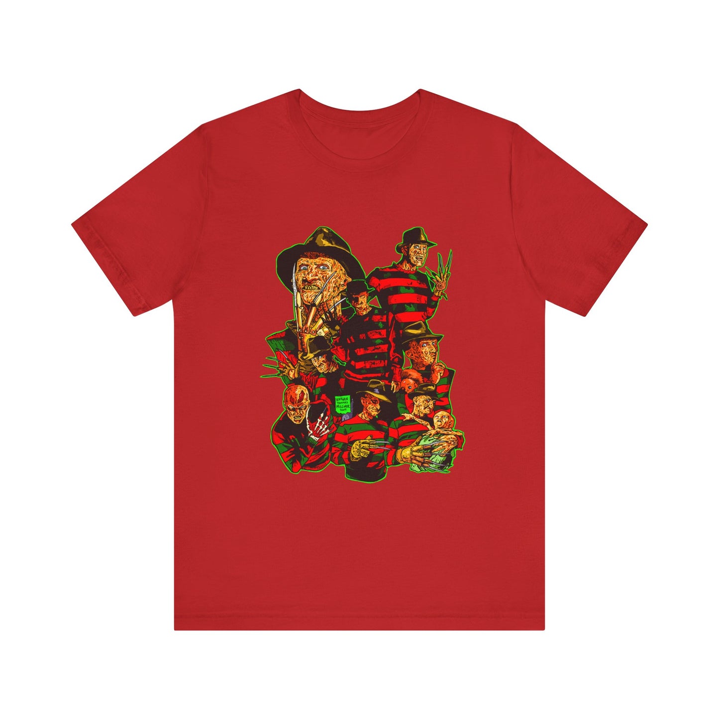 HALLOWEEN FREDDY RETRO Unisex Jersey Short Sleeve Tee