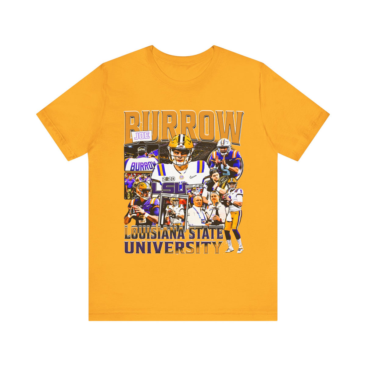 Vintage 90s Football Bootleg Style TShirt JOE BURROW Unisex Graphic Tee Shirt