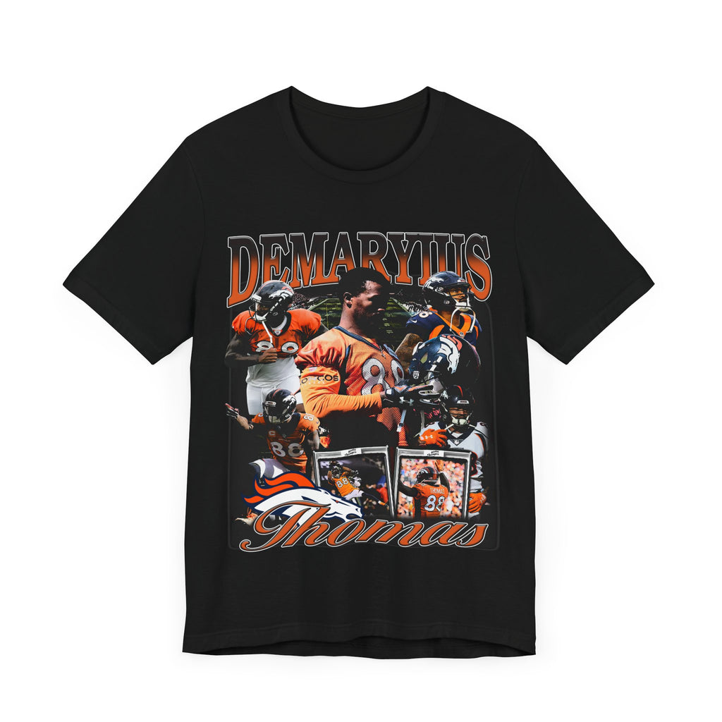 Vintage 90s Football Bootleg Style TShirt DEMARYIUS THOMAS Unisex Graphic Tee