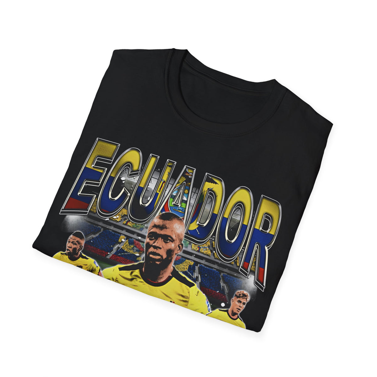 Vintage 90s Soccer Bootleg Style T-Shirt, ECUADOR Graphic Tee, Retro Soccer Shirt Unisex Graphic Tee