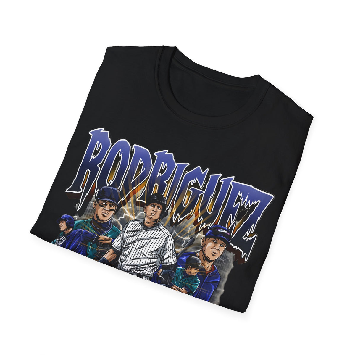 BASEBALL LEGENDS RODRIGUEZ Unisex Softstyle T-Shirt