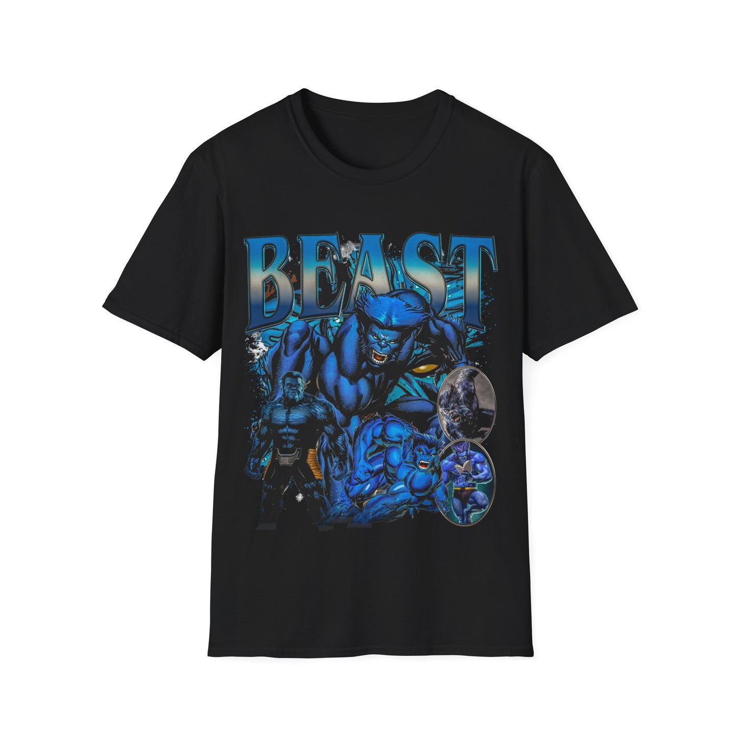 Vintage 90s Superheroes Bootleg Style T-Shirt, BEAST Graphic Tee, Retro Superheroes Shirt Unisex Graphic Tee