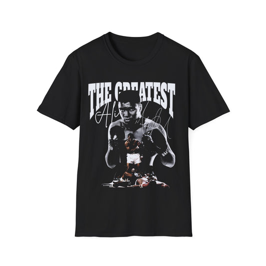 MUHAMMAD ALI THE GREATEST FIGHTER Unisex Softstyle T-Shirt