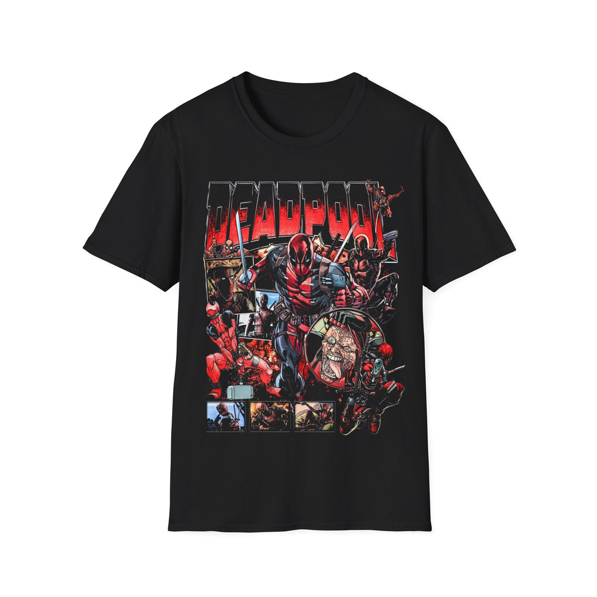 Vintage 90s Superheroes Bootleg Style T-Shirt, DEADPOOL Retro Superheroes Shirt Unisex Graphic Tee