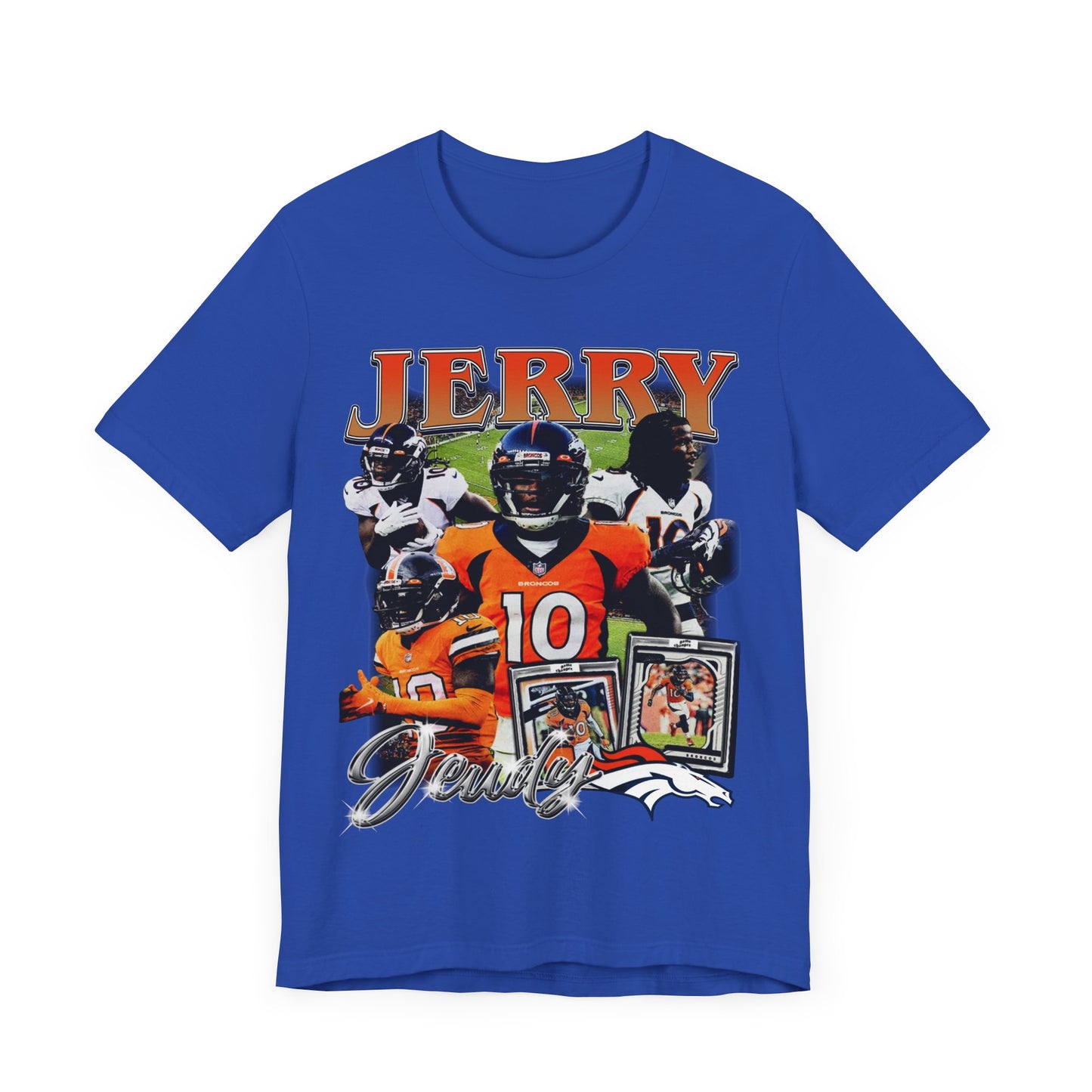 Vintage 90s Football Bootleg Style T-Shirt JERRY JEUDY Unisex Graphic Tee Shirt