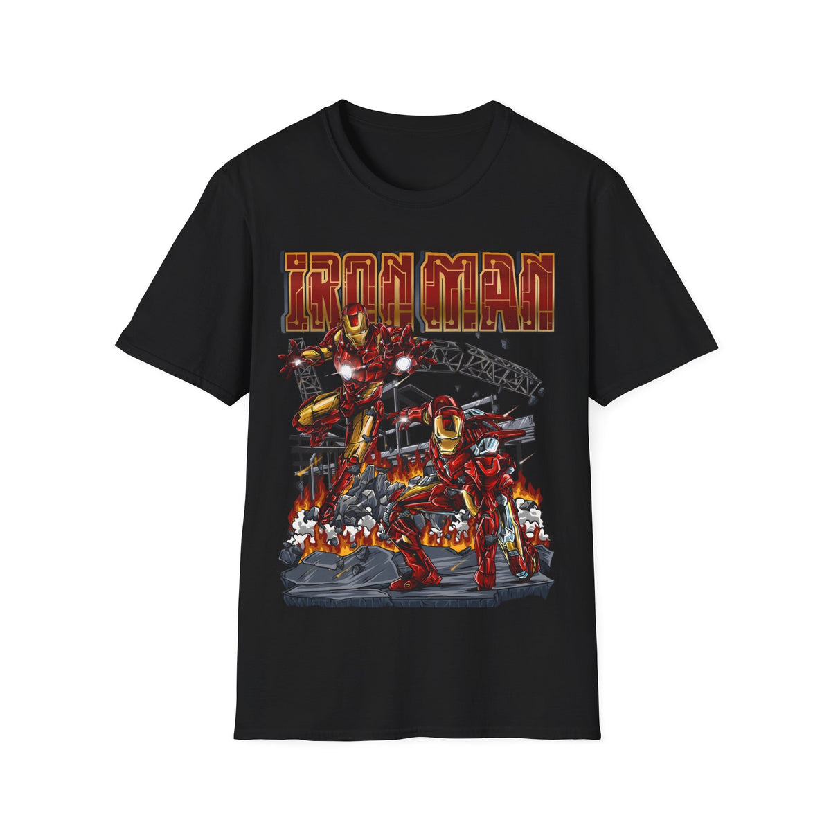 HEROES AND LEGENDS IRON MAN Unisex Softstyle T-Shirt