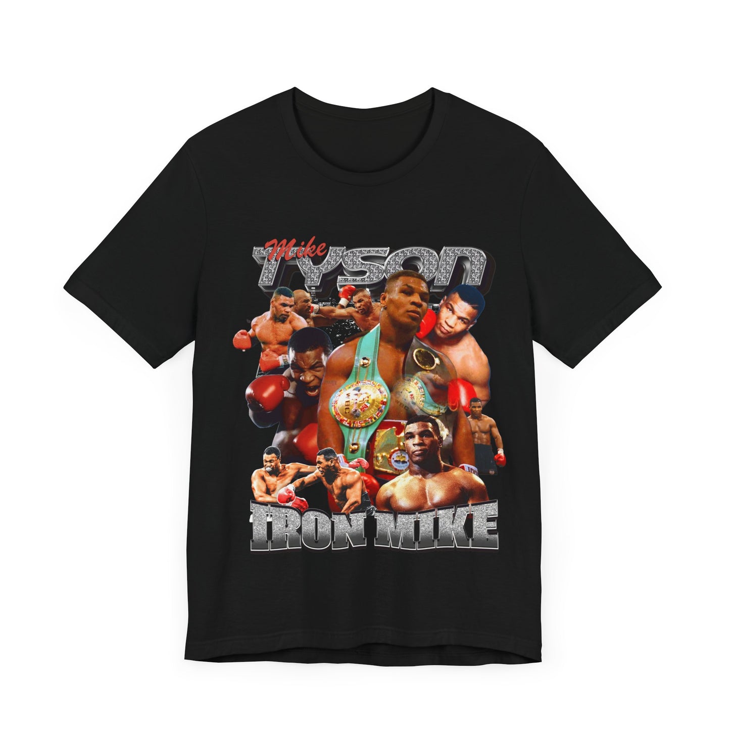 Vintage 90s Bootleg Style T-Shirt, Fighter MIKE TYSON IRON Unisex Tee Shirt