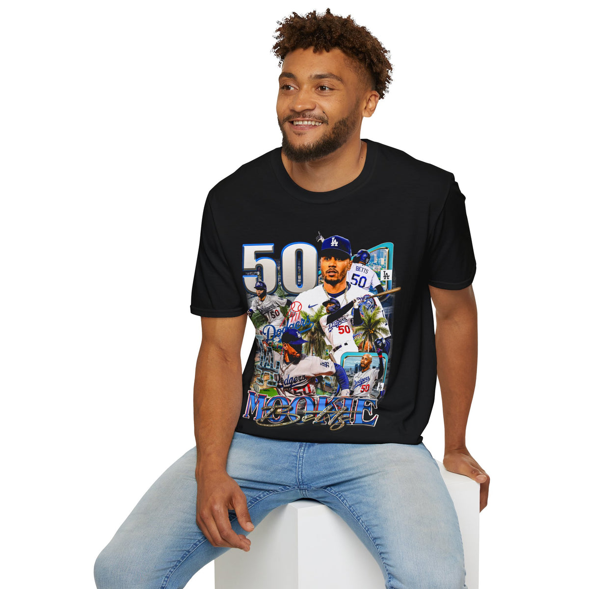 Vintage 90s Baseball Bootleg Style T-Shirt, MOOKIE BETTS Retro Baseball Shirt Unisex Graphic Tee