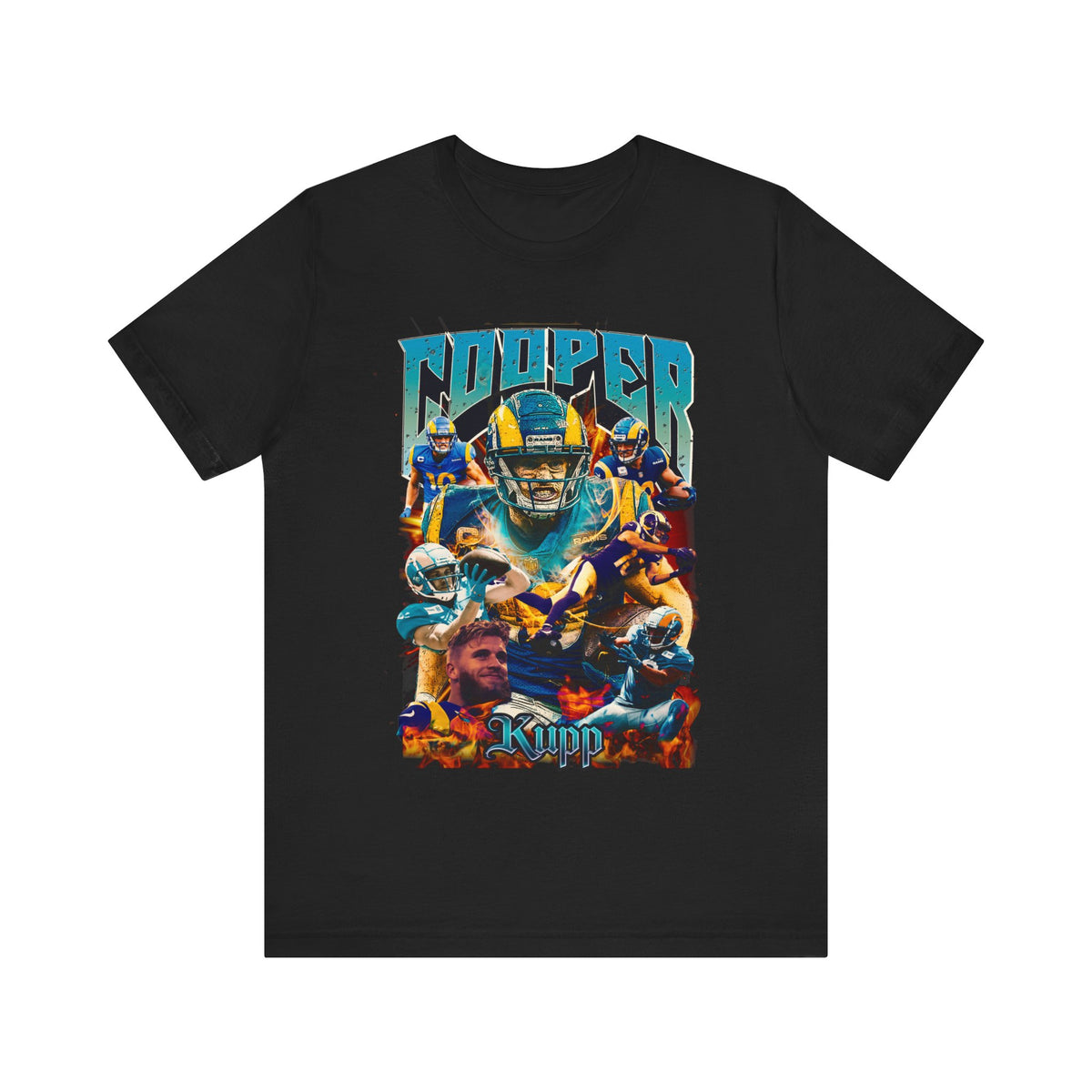 Vintage 90s Football Bootleg Style T-Shirt COOPER KUPP Unisex Graphic Tee Shirt