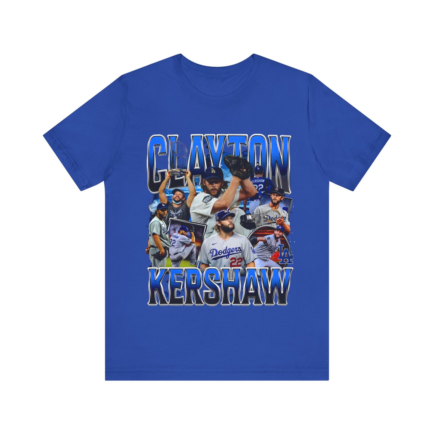 Vintage 90s Baseball Bootleg Style TShirt CLAYTON KERSHAW Unisex Graphic Tee