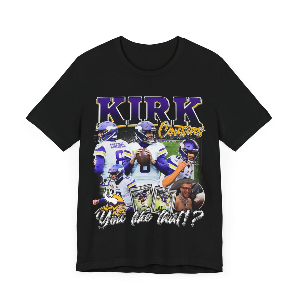 Vintage 90s Football Bootleg Style T-Shirt KIRK COUSINS Unisex Graphic Tee Shirt
