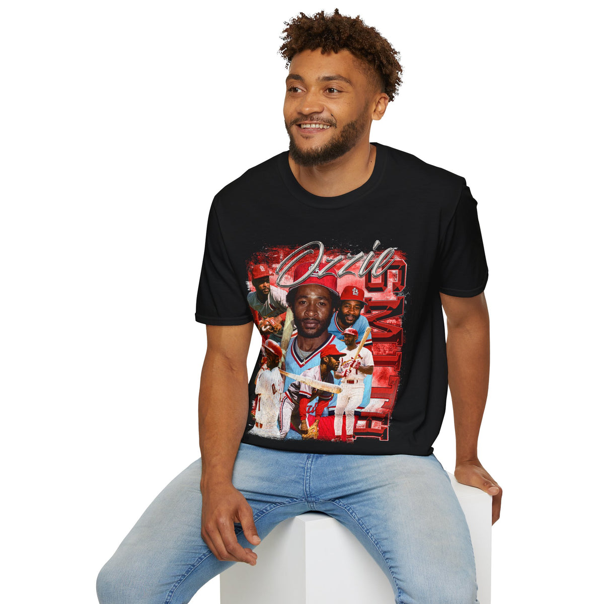 Vintage 90s Baseball Bootleg Style T-Shirt, OZZIE SMITH THE WIZARD Retro Baseball Shirt Unisex Graphic Tee