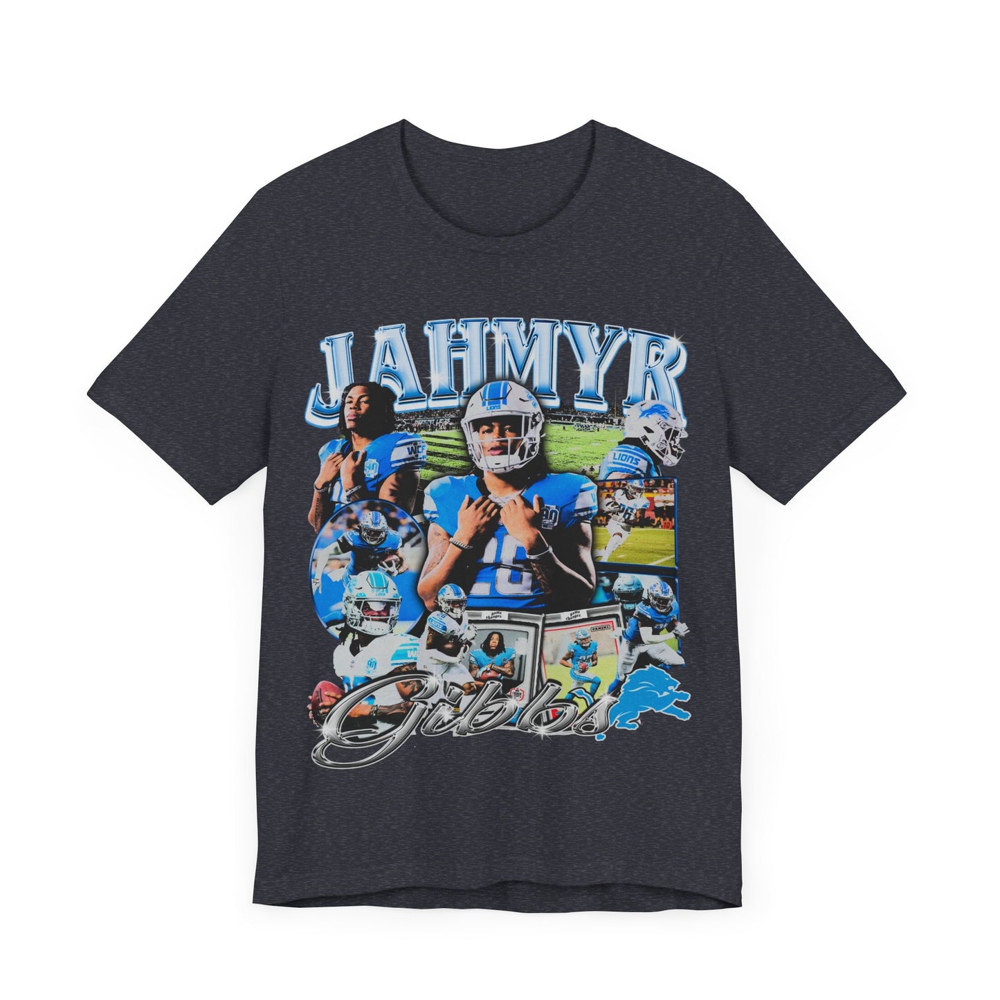 Vintage 90s Football Bootleg Style T-Shirt JAHMYR GIBBS Unisex Graphic Tee Shirt