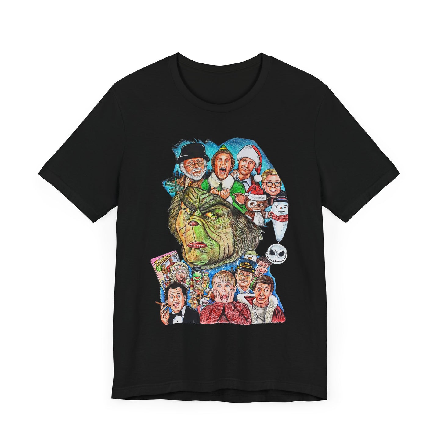 CHRISTMAS GRINCH VINTAGE Unisex Jersey Short Sleeve Tee