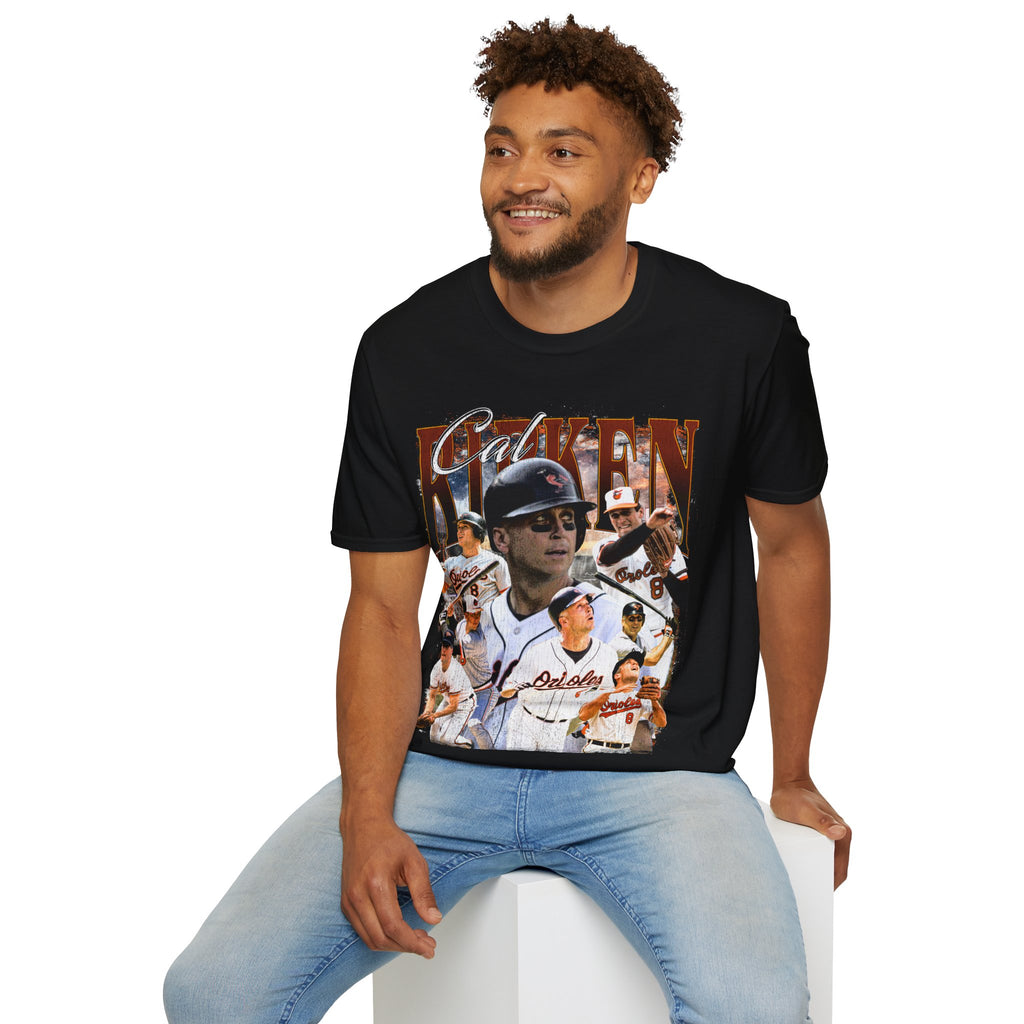Vintage 90s Baseball Bootleg Style T-Shirt, CAL RIPKEN Retro Baseball Shirt Unisex Graphic Tee