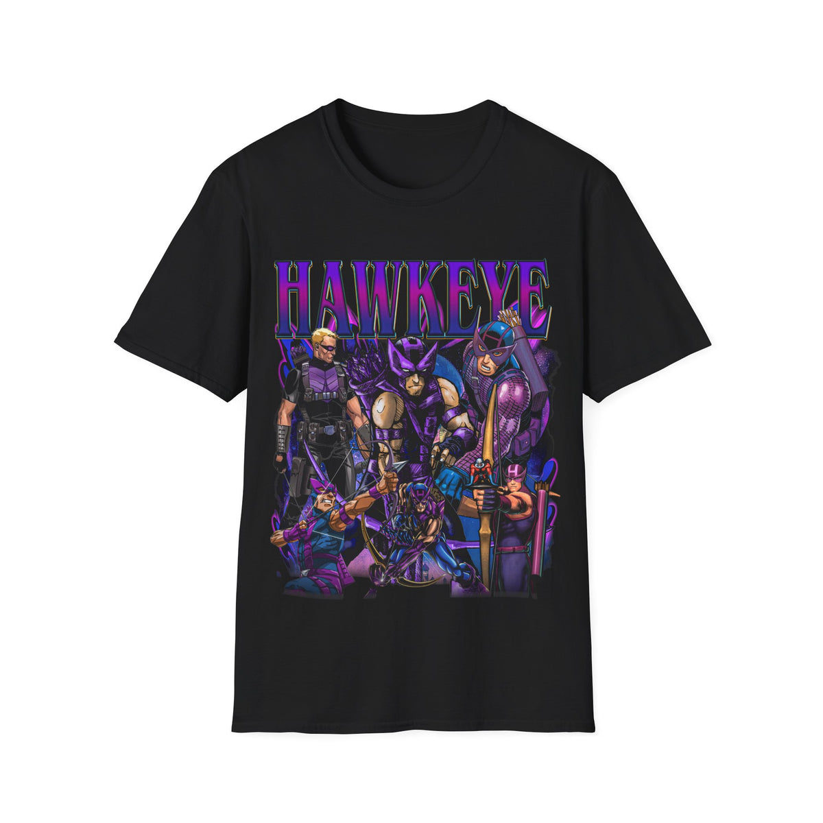 Vintage 90s Superheroes Bootleg Style T-Shirt, HAWKEYE Graphic Tee, Retro Superheroes Shirt Unisex Graphic Tee