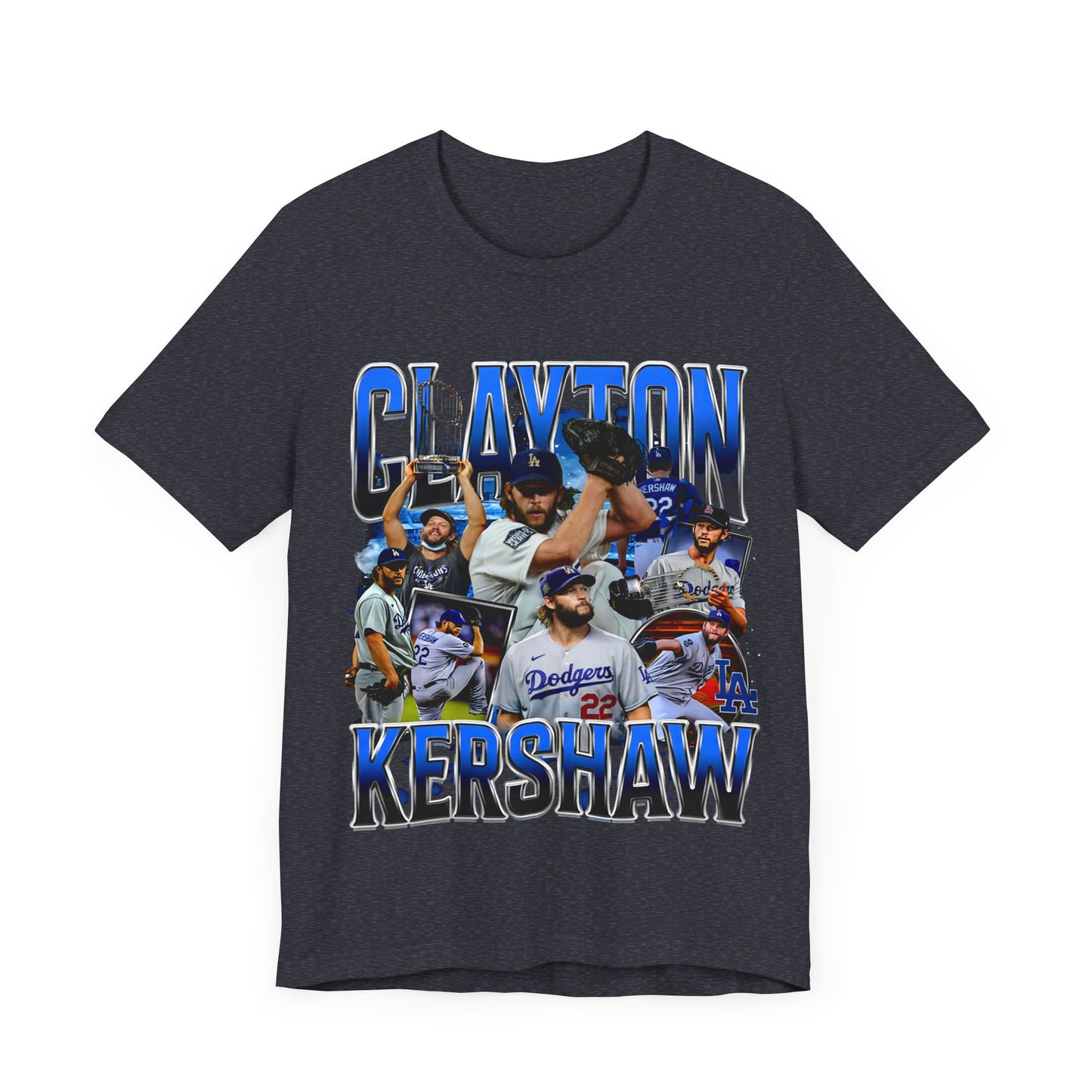 Vintage 90s Baseball Bootleg Style TShirt CLAYTON KERSHAW Unisex Graphic Tee