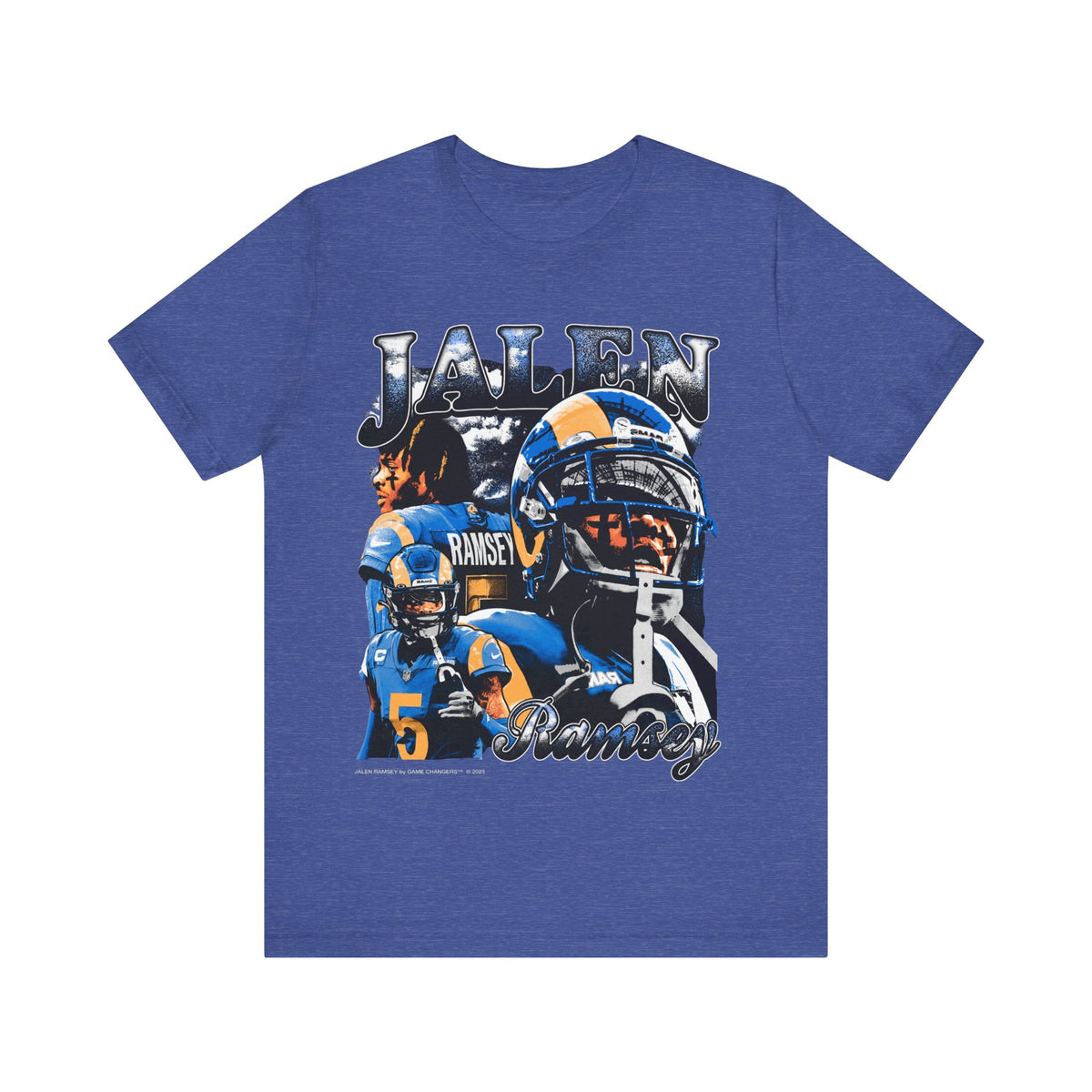 Vintage 90s Football Bootleg Style TShirt JALEN RAMSEY Unisex Graphic Tee Shirt