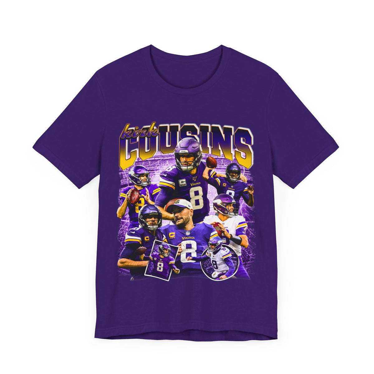 Vintage 90s Football Bootleg Style T-Shirt KIRK COUSINS Unisex Graphic Tee Shirt