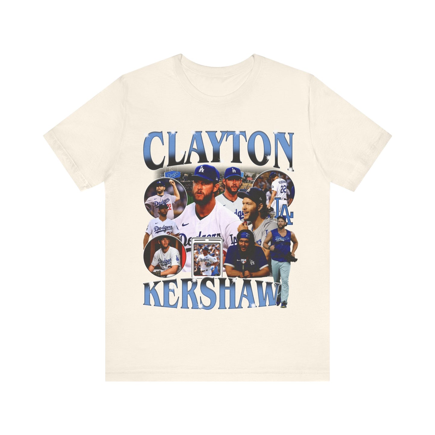 Vintage 90s Baseball Bootleg Style T-Shirt CLAYTON KERSHAW 90s Unisex Tee