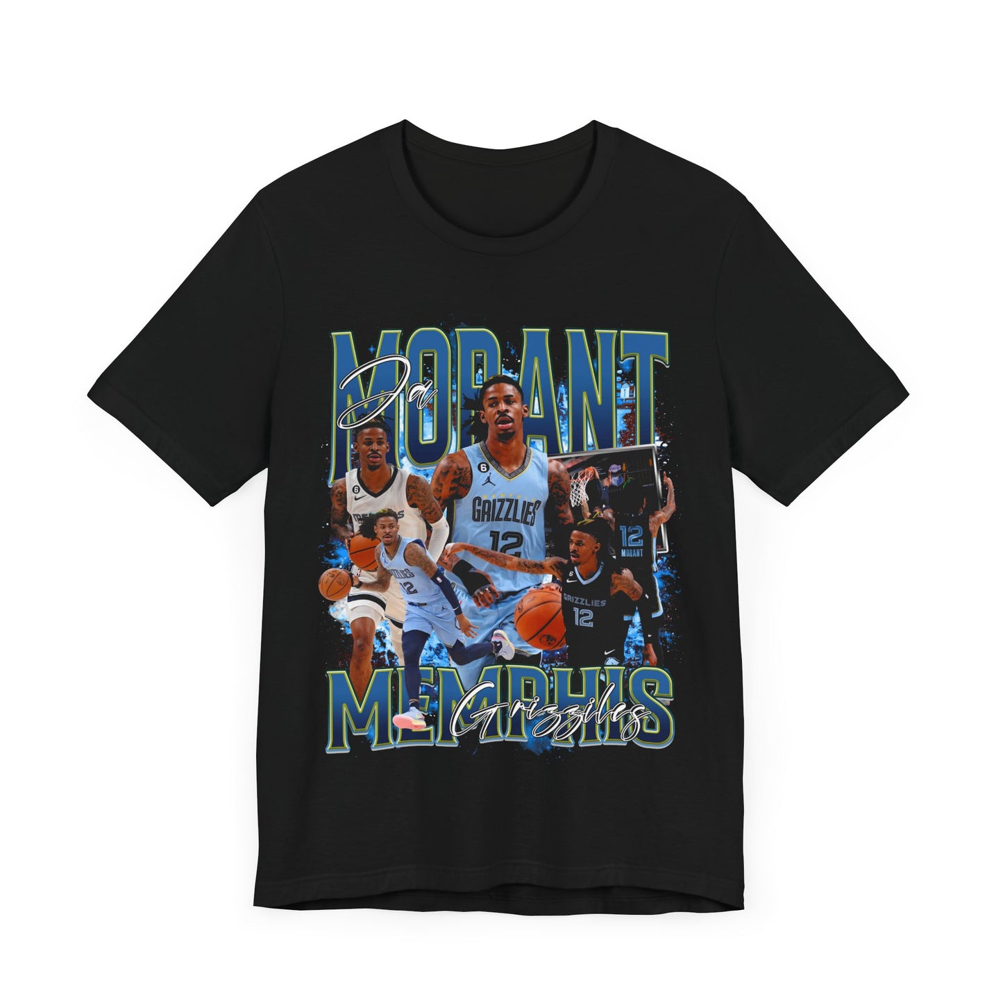Vintage 90s Basketball Bootleg Style T-Shirt, JA MORANT 12 Unisex Graphic Tee
