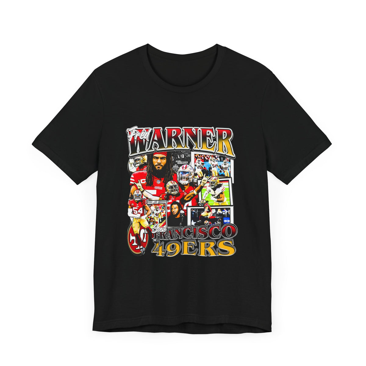Vintage 90s Football Bootleg Style T-Shirt, FRED WARNER Unisex Graphic Tee Shirt