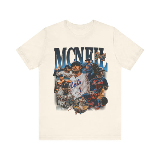 Vintage 90s Baseball Bootleg Style T-Shirt JEFF MCNEIL 90s Unisex Graphic Tee