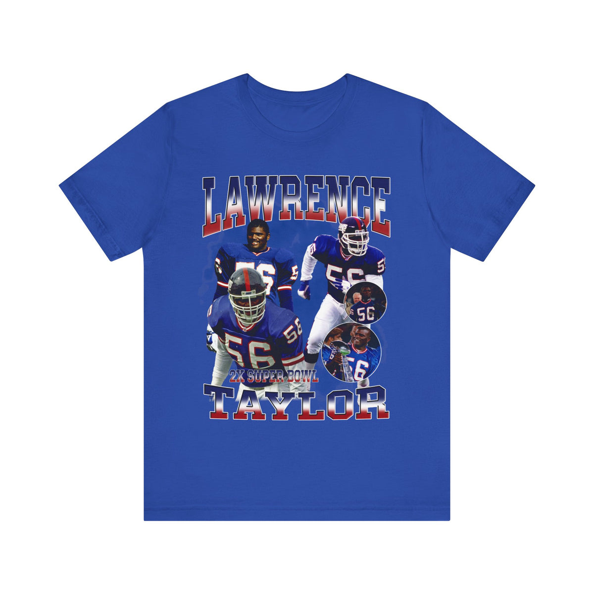 Vintage 90s Football Bootleg Style T-Shirt LAWRENCE TAYLOR Unisex Graphic Tee
