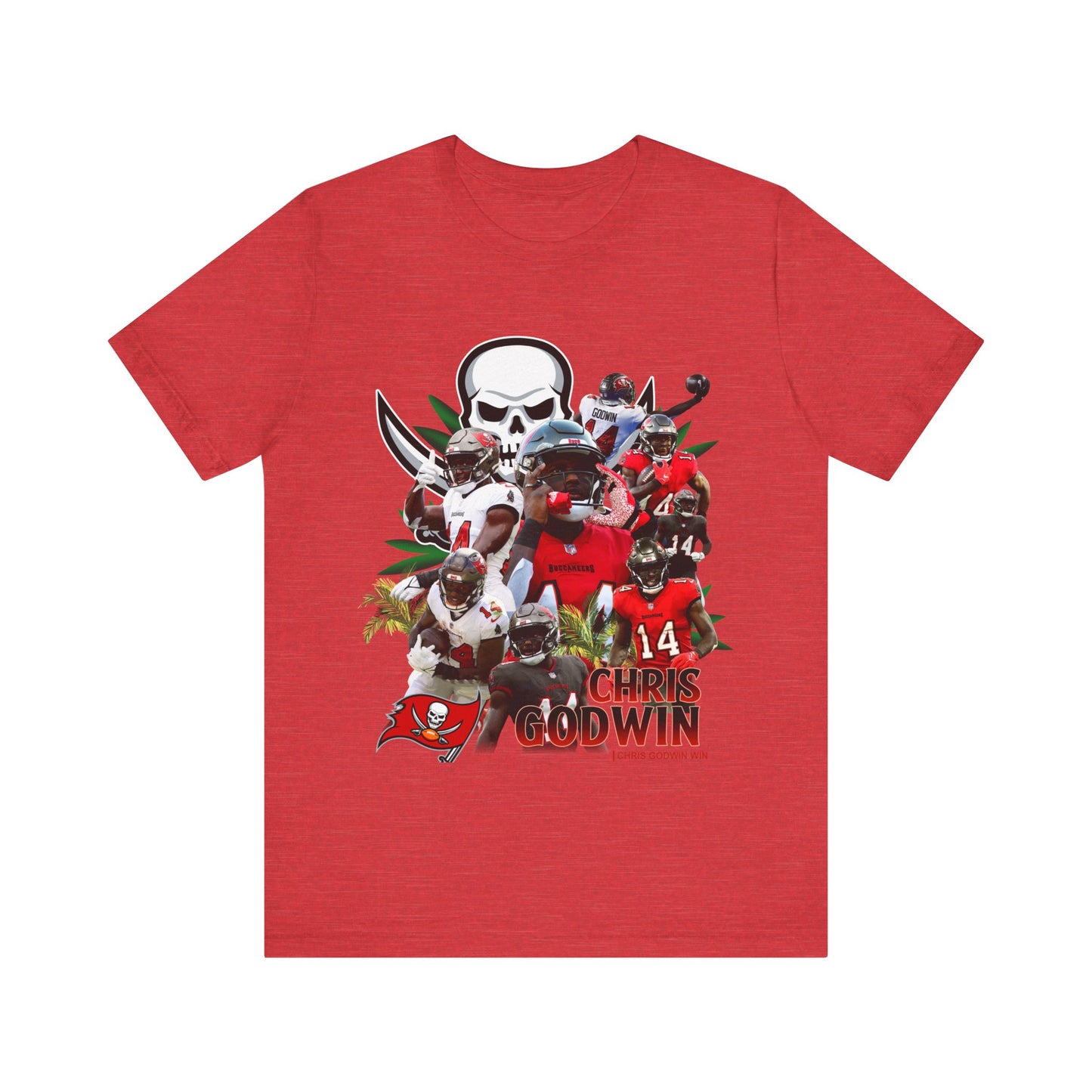 Vintage 90s Football Bootleg Style TShirt CHRIS GODWIN Unisex Graphic Tee Shirt