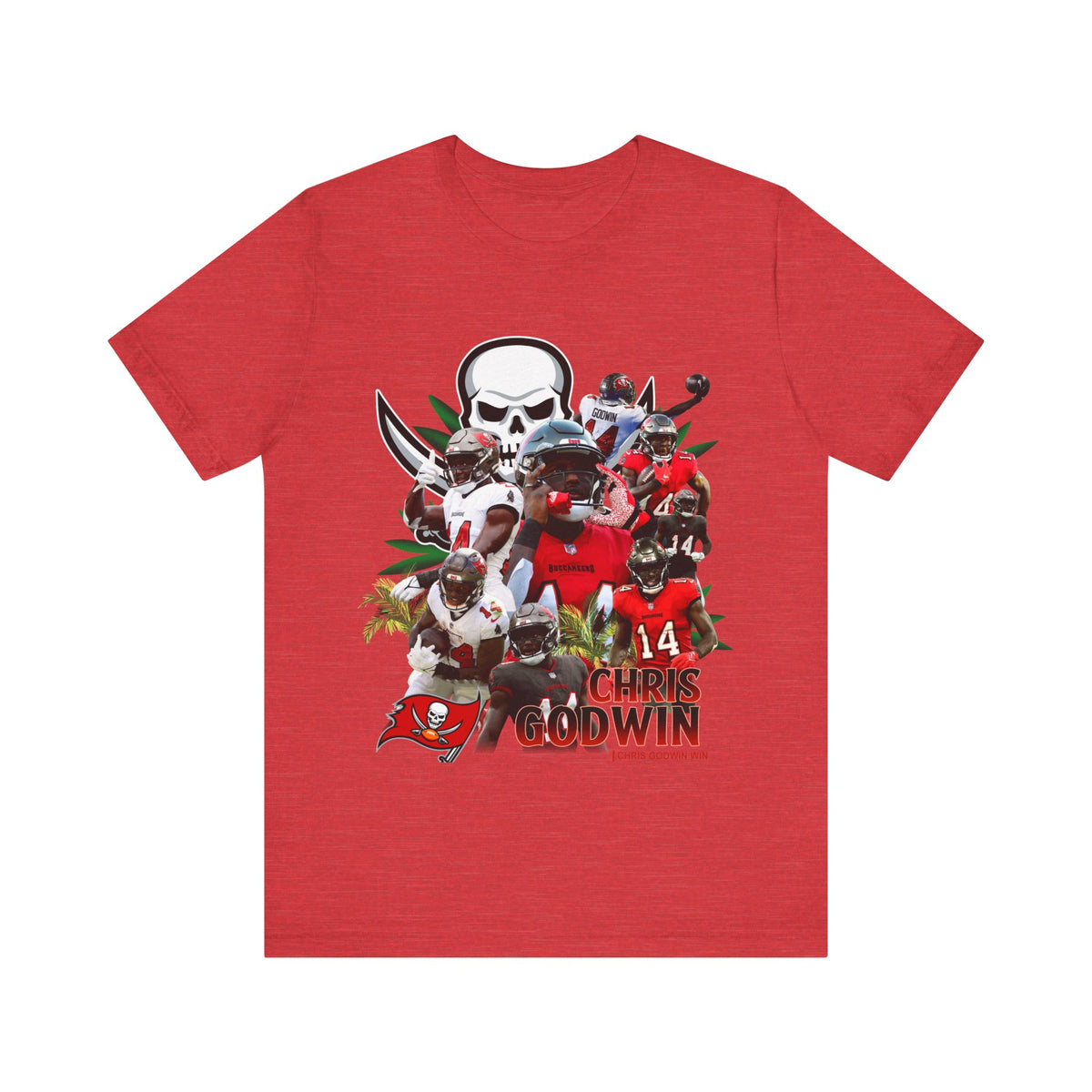 Vintage 90s Football Bootleg Style TShirt CHRIS GODWIN Unisex Graphic Tee Shirt