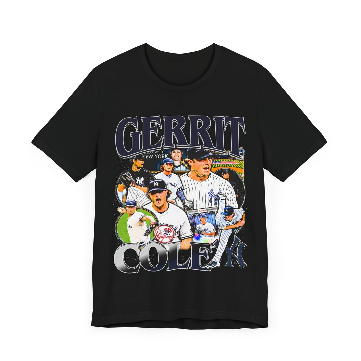 Vintage 90s Baseball Bootleg Style T-Shirt GERRIT COLE Unisex Graphic Tee Shirt