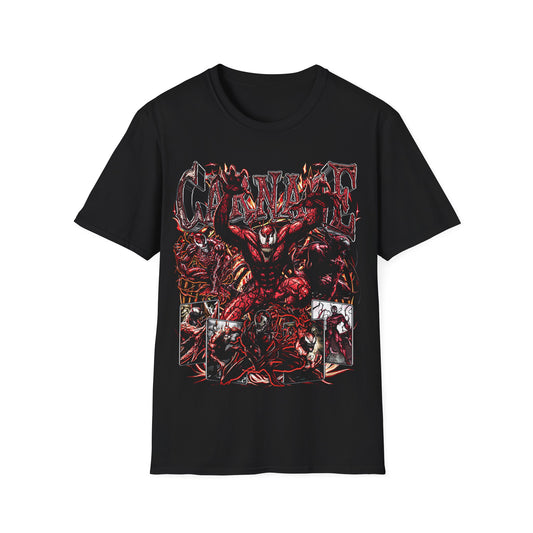 Vintage 90s Superheroes Bootleg Style T-Shirt, CARNAGE Retro Superheroes Shirt Unisex Graphic Tee
