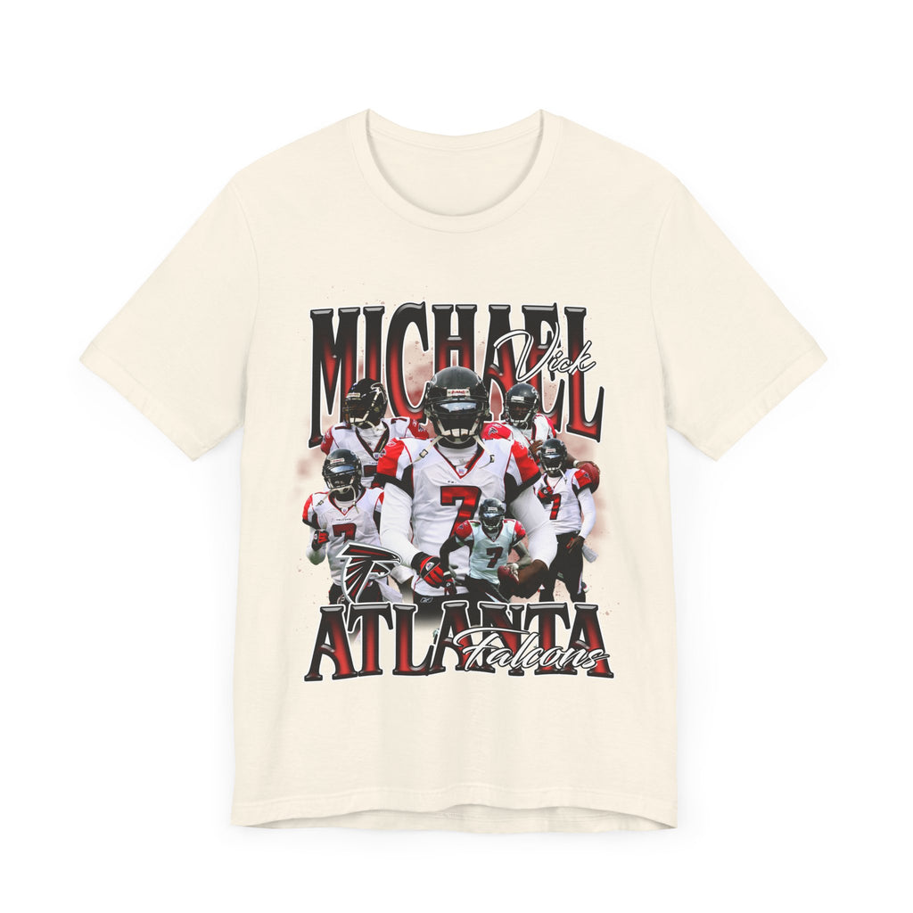 Vintage 90s Football Bootleg Style T-Shirt MICHAEL VICK Unisex Graphic Tee Shirt