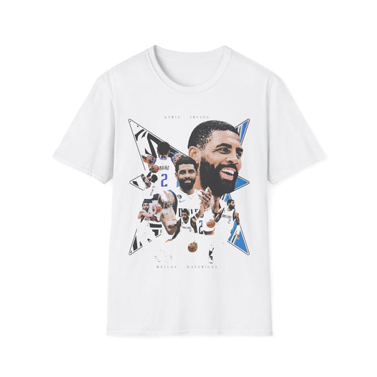 Vintage 90s Basketball Bootleg Style T-Shirt, KYRIE IRVING DALLAS Retro Basketball Shirt Unisex Graphic Tee