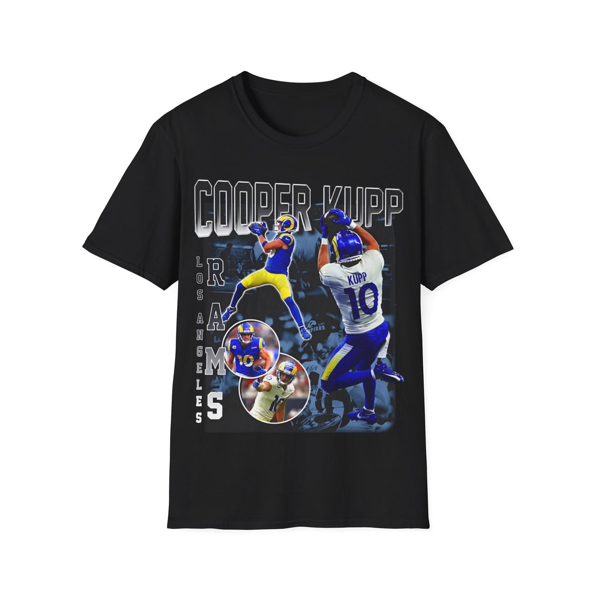 Vintage 90s Football Bootleg Style T-Shirt, COOPER KUPP WR Vintage Graphic Tee, Retro Football Shirt Unisex Graphic Tee Shirt