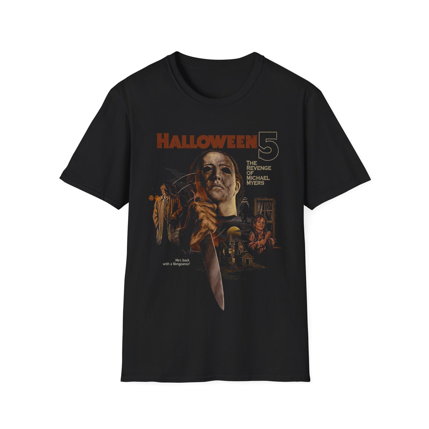 HALLOWEEN 5 POP CULTURE Unisex Softstyle T-Shirt