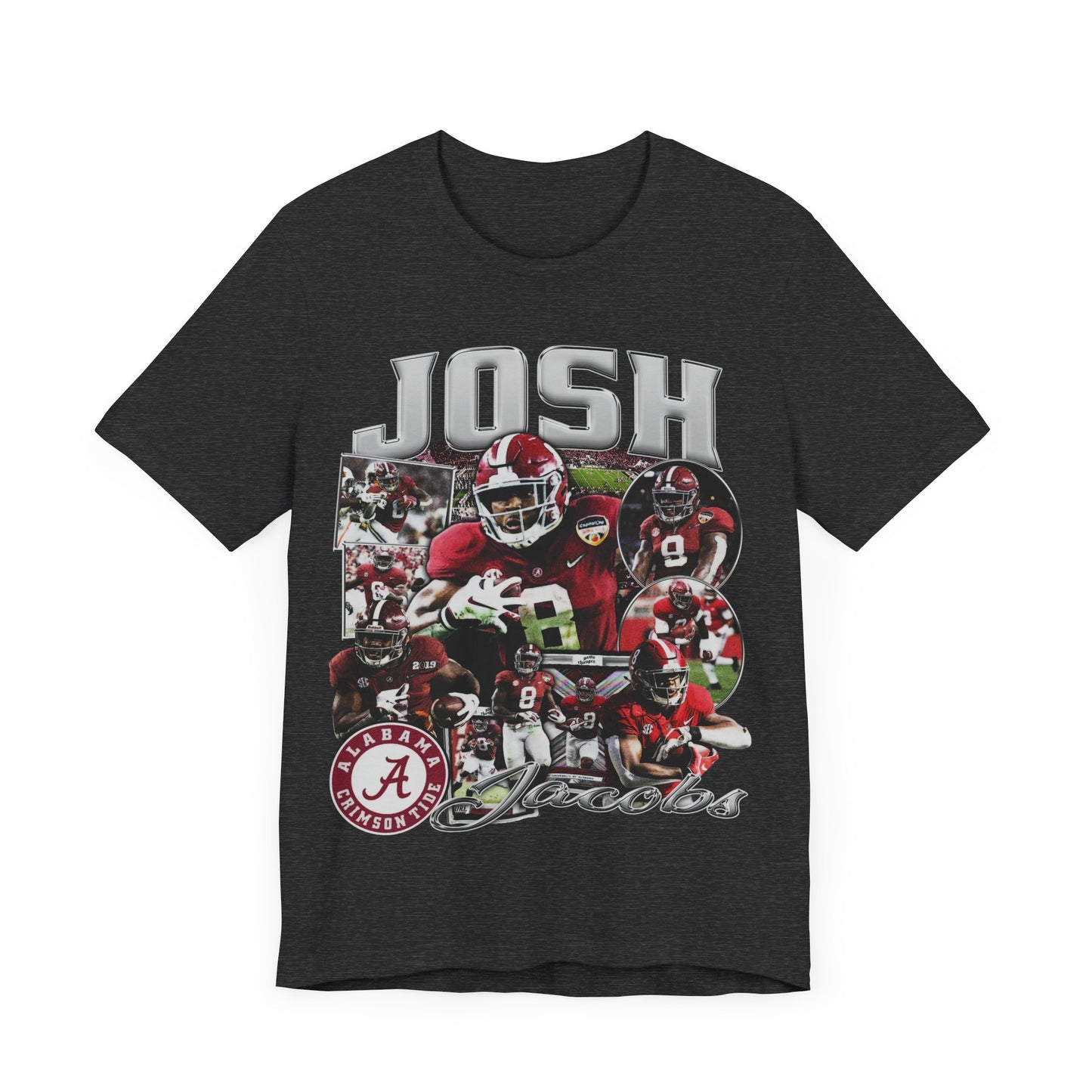 Vintage 90s Football Bootleg Style TShirt JOSH JACOBS 90s Unisex Graphic Tee