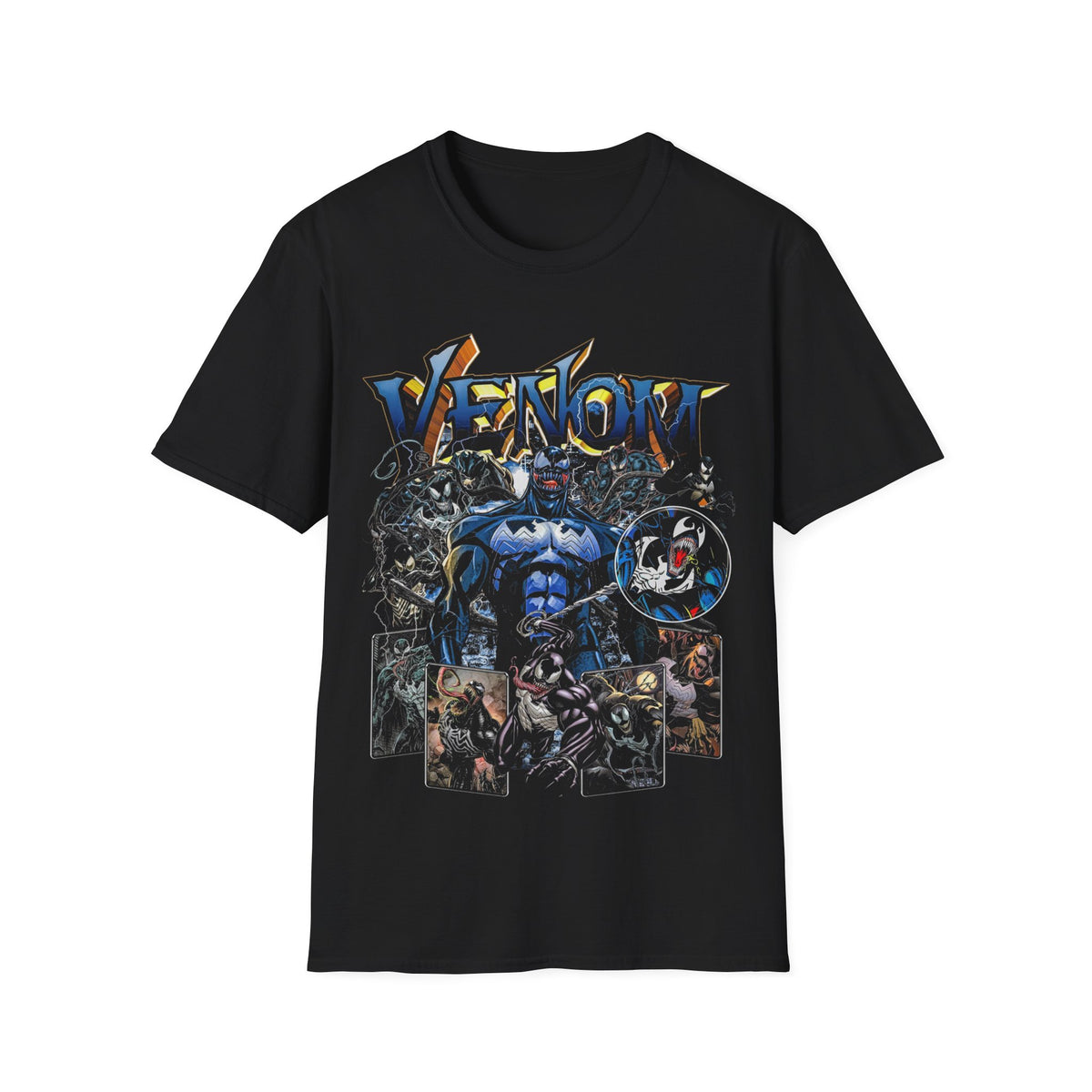 Vintage 90s Superheroes Bootleg Style T-Shirt, VENOM Retro Superheroes Shirt Unisex Graphic Tee