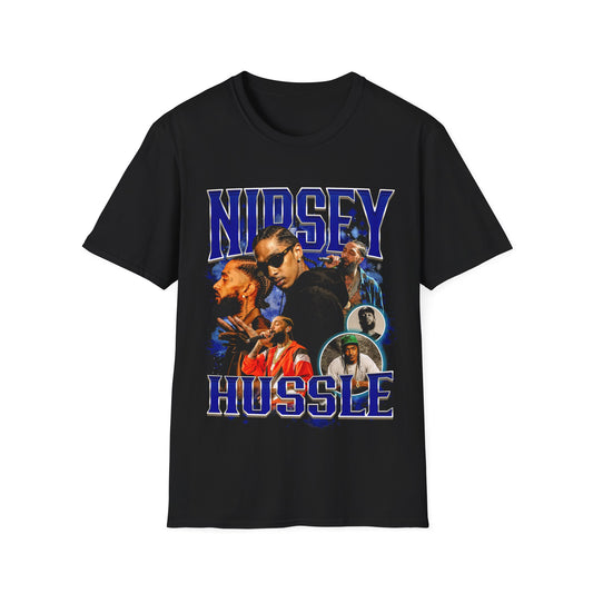 Vintage 90s Rap Bootleg Style T-Shirt, NIPSEY HUSSLE Vintage Graphic Tee, Retro Rap Shirt Unisex Graphic Tee