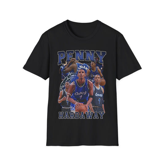 Vintage 90s Basketball Bootleg Style T-Shirt, PENNY HARDAWAY MAGIC Graphic Tee, Retro Basketball Shirt Unisex Graphic Tee
