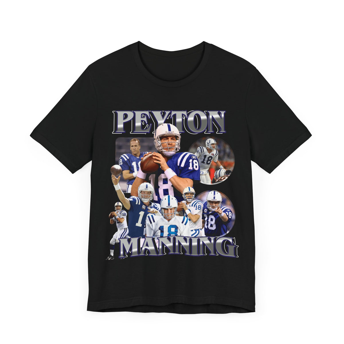 Vintage 90s Football Bootleg Style T-Shirt PEYTON MANNING Unisex Tee Shirt
