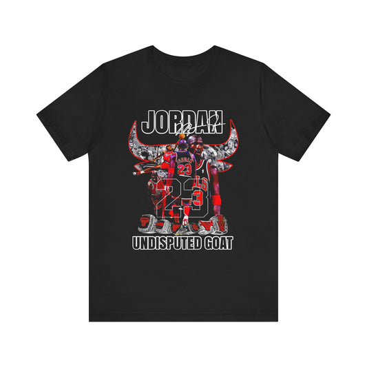 MICHAEL JORDAN UNDISPUTED Goat Unisex Jersey Short Sleeve Tee Shirt