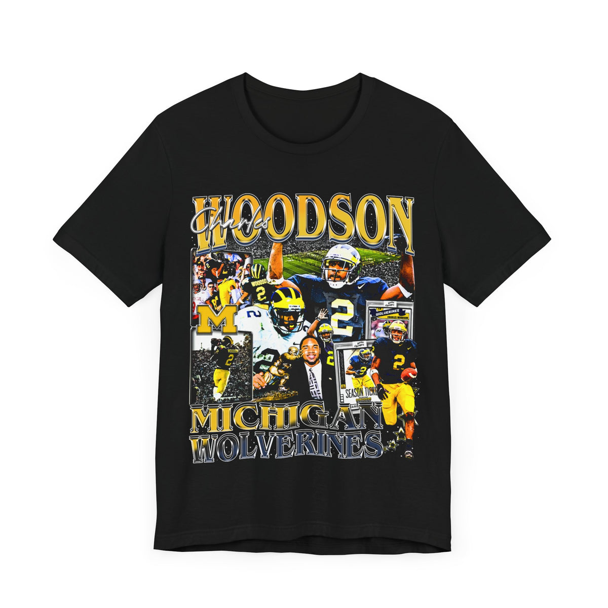 Vintage 90s Football Bootleg Style TShirt CHARLES WOODSON Unisex Graphic Tee